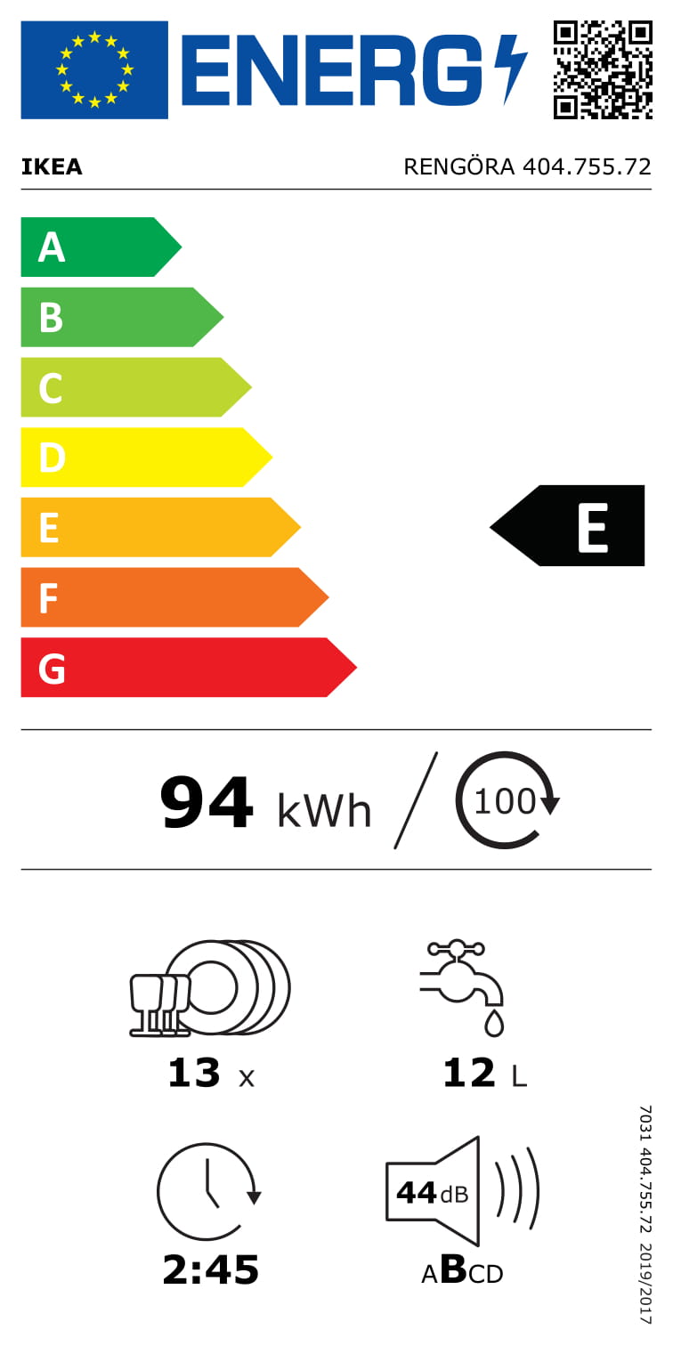 Energy Label Of: 40475572