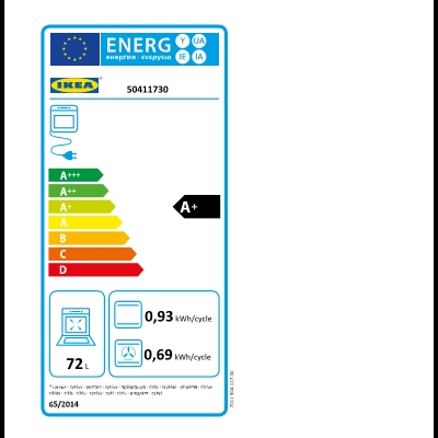 Energy Label Of: 50411730