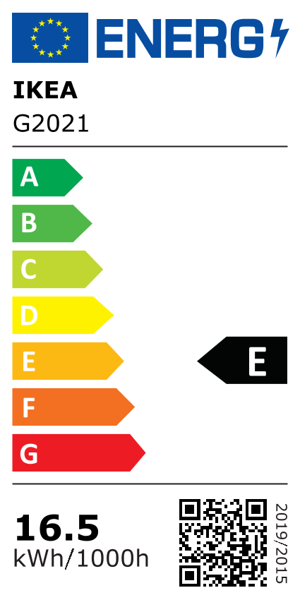 Energy Label Of: 40459708