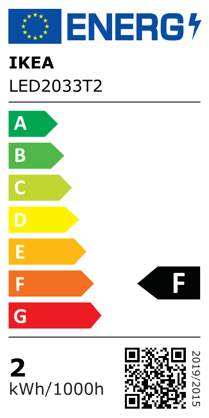 Energy Label Of: 80516962