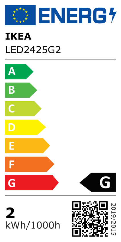 Energy Label Of: 40621205
