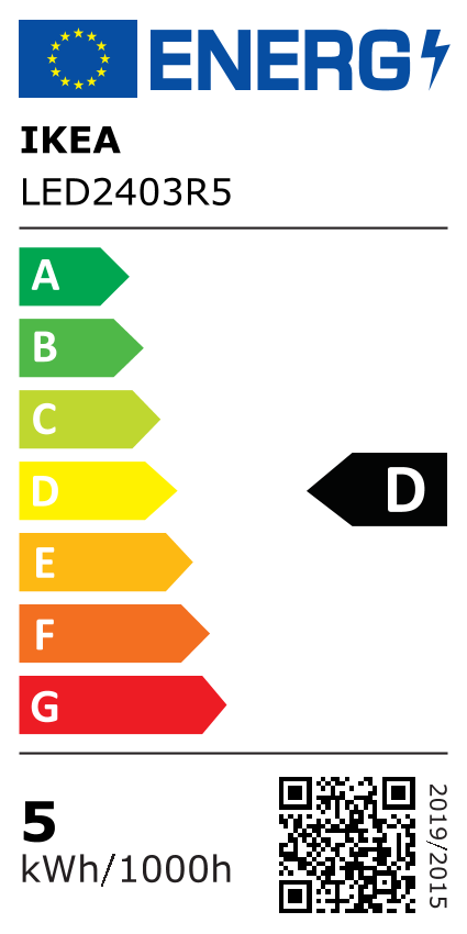 Energy Label Of: 50611442