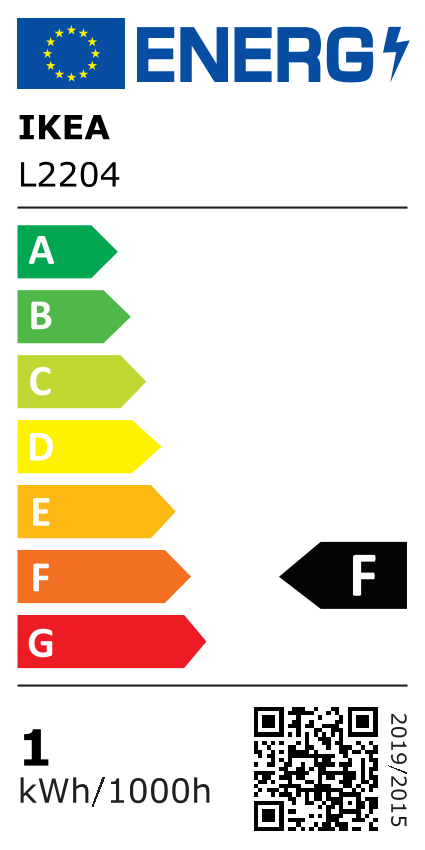 Energy Label Of: 40568302