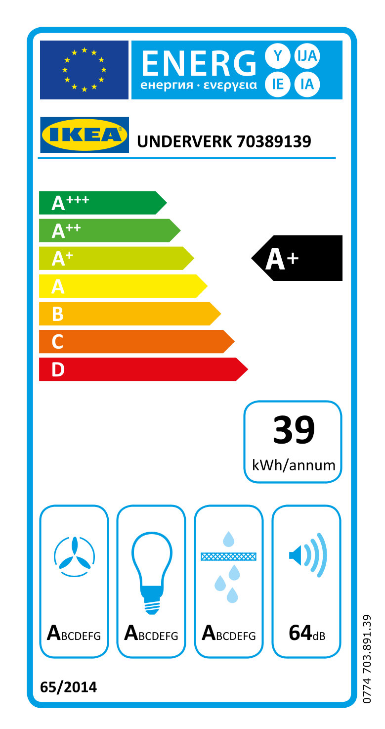 Energy Label Of: 70389139
