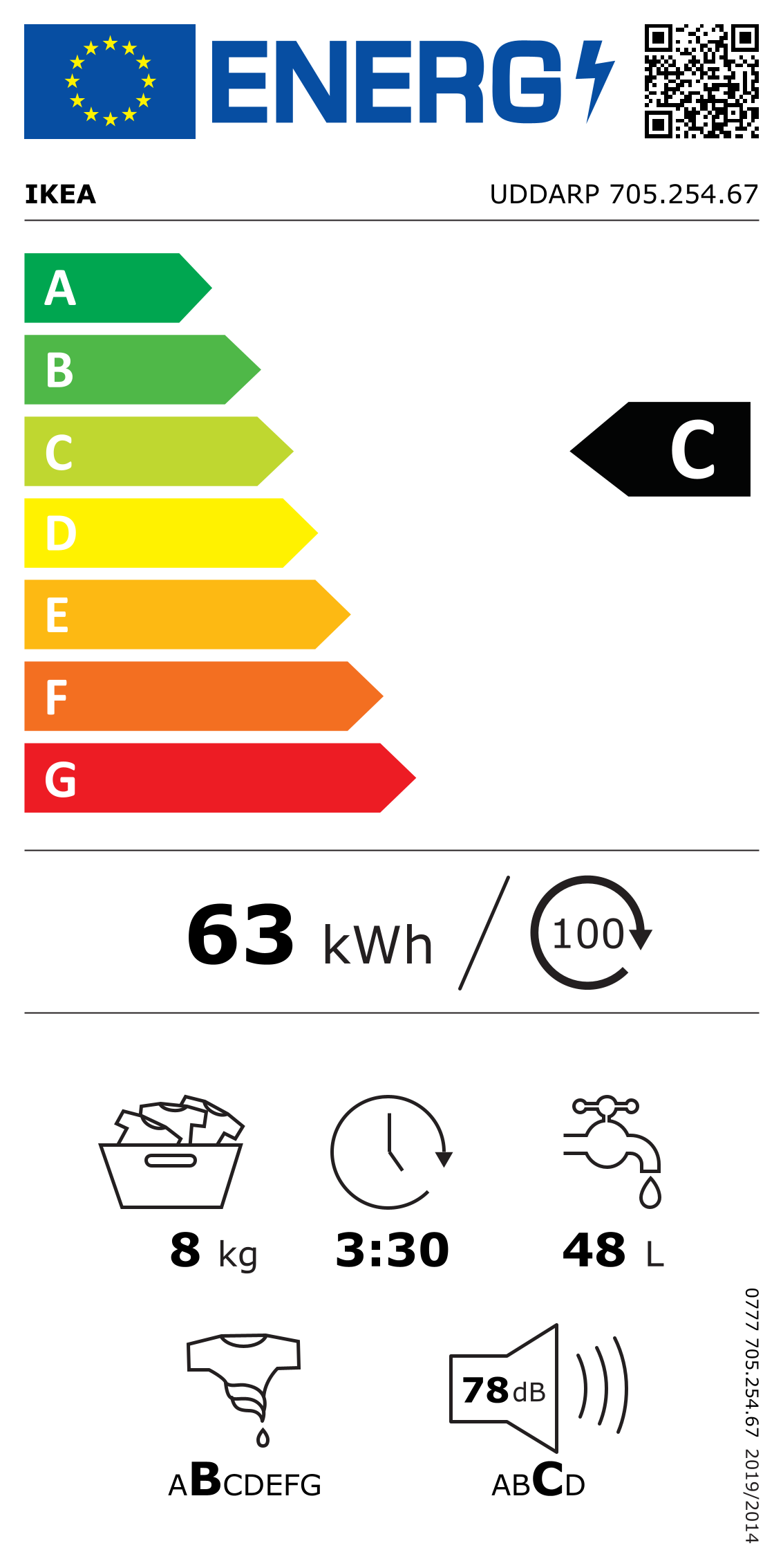 Energy Label Of: 70525467