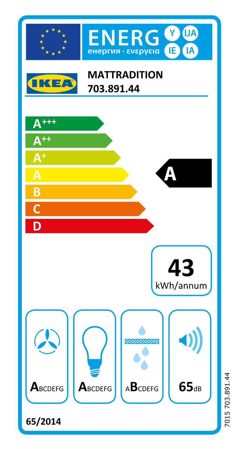 Energy Label Of: 70389144